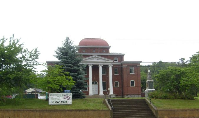 Jefferson - Court House
This photo by Jeff Weaver was taken June 3, 2007 shows the 1904 Ashe County, North Carolina Court House under renovation and made ready for use as a museum.  Ashe County's nascent [url=http://www.ashehistory.org/photos.php]Museum's website may be found here.[/url]
