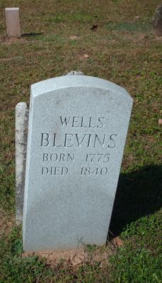 pics 205~0.jpg
This photo shows a recent replacement grave marker for Nathan Blevins.  Photo October 4, 2006 by Jeff Weaver.
