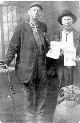 Poe, Levi Marshall
Levi Marshall Poe  on left.  He was a s/o Nancy Wyatt. He was at one time proclamed the most learned man in the State of W.Va. Courtesy of Lee Hash [email]LeeHash@aol.com[/email]

