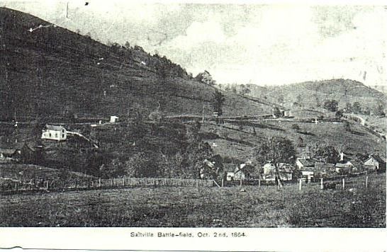 saltvillebattlefield.jpg
This is a early 20th century postcard showing the battlefield for the October 2, 1864 fight.
