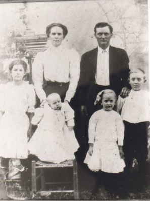 spencerhorton.jpg
Horton Spencer was the adopted son of Ambrose Spencer and Ruth Walton.  Emma Blevins was the daughter of Joseph Horton Blevins and Elzina Sarah Weaver, and the granddaughter of Eli Whitney Weaver and Mary Ashley.  The children are:  Dale Spencer (1901-1956) who married Raymond McKinley Weaver; Paul Spencer (infant, above), Fannie Spencer, who married Olen Edward Hoppers, and Dent Spencer.  A fifth child, William Spencer, was born after this photo was taken about 1910.  Courtesy of Clayton D. Weaver.
