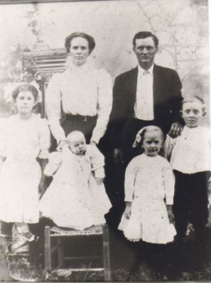 spencerhorton.jpg
Horton Spencer was the adopted son of Ambrose Spencer and Ruth Walton.  Emma Blevins was the daughter of Joseph Horton Blevins and Elzina Sarah Weaver, and the granddaughter of Eli Whitney Weaver and Mary Ashley.  The children are:  Dale Spencer (1901-1956) who married Raymond McKinley Weaver; Paul Spencer (infant, above), Fannie Spencer, who married Olen Edward Hoppers, and Dent Spencer.  A fifth child, William Spencer, was born after this photo was taken about 1910.  Courtesy of Clayton D. Weaver.
