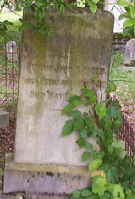 sscsarahfloyd.jpg
Grave marker of Sarah Floyd.
