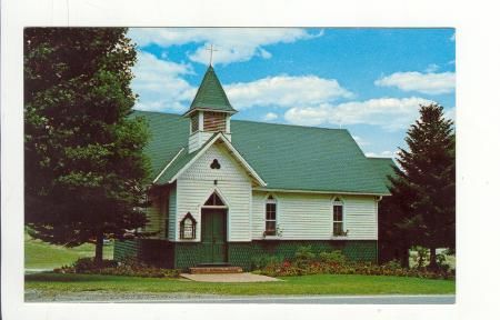 stmarysepis.jpg
This is the church of the Frescos, just south of West Jefferson on old highway 221. This photo is from the 1970s.
