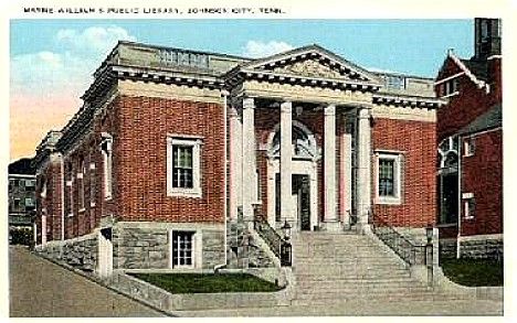 Johnson City - Williams Library
This is a circa 1930s postcard.
