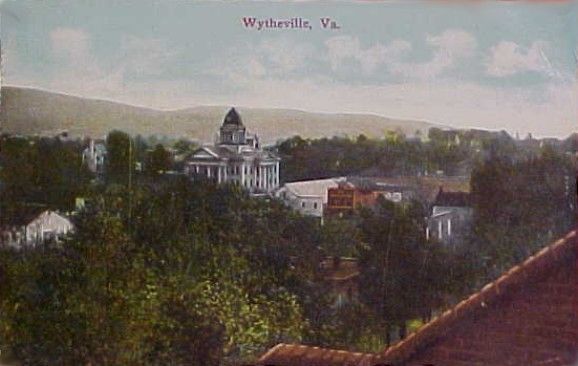 wytheville1911.jpg
This is a 1911 postcard showing the Wythe County, VA Courthouse.
