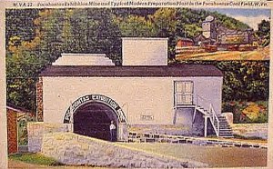 pocahontasmine.jpg
This is a 1930-45 view of the entrance to the exhibition coal mine at Pocahontas, Virginia.
