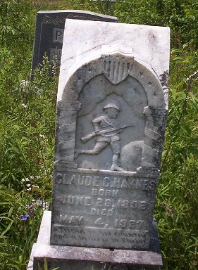 Claude Haynes Grave Stone