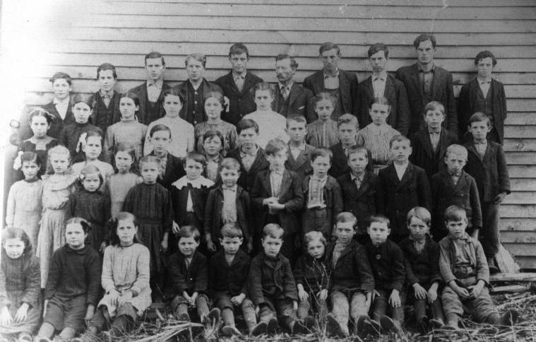 Wolf Knob School, Rugby, Grayson County, Virginia, ca. 1910