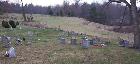 Rush Creek Primitive Baptist Church Cemetery, taken March 19, 2003