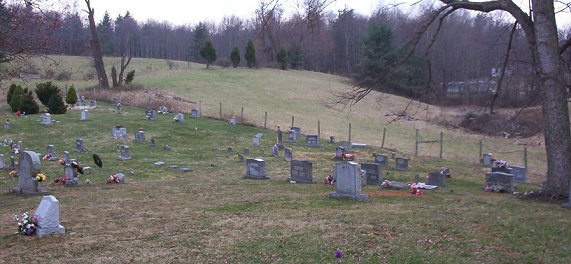 rushcpbccem1 Rush Creek Primitive Baptist Church Cemetery, taken March 19, 2003