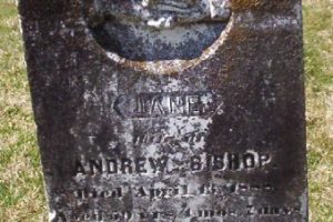 Jane Bishop, D. 1888