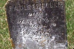 Paulser Rouse, D. 1855, age 80
