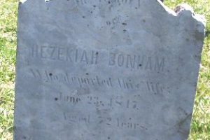 Hezekiah Bonham, D. 1888